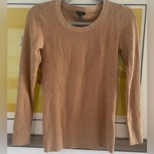 NWT Talbots Ribbed Crewneck Sweater in Camel Size XS
Soft Cotton Blend